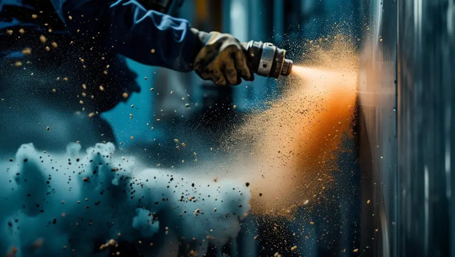 Abrasive blasting service in Gujarat